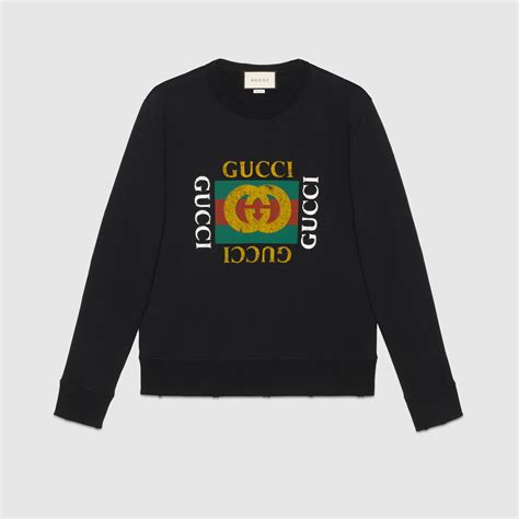 felpa gucci uomo logo|Felpe con cappuccio Gucci uomo .